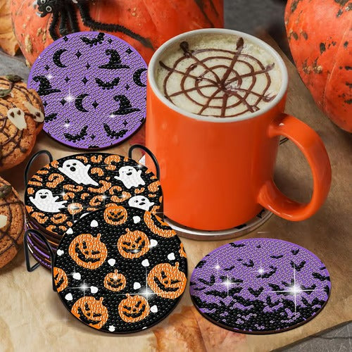 Spooky Halloween Coaster Set