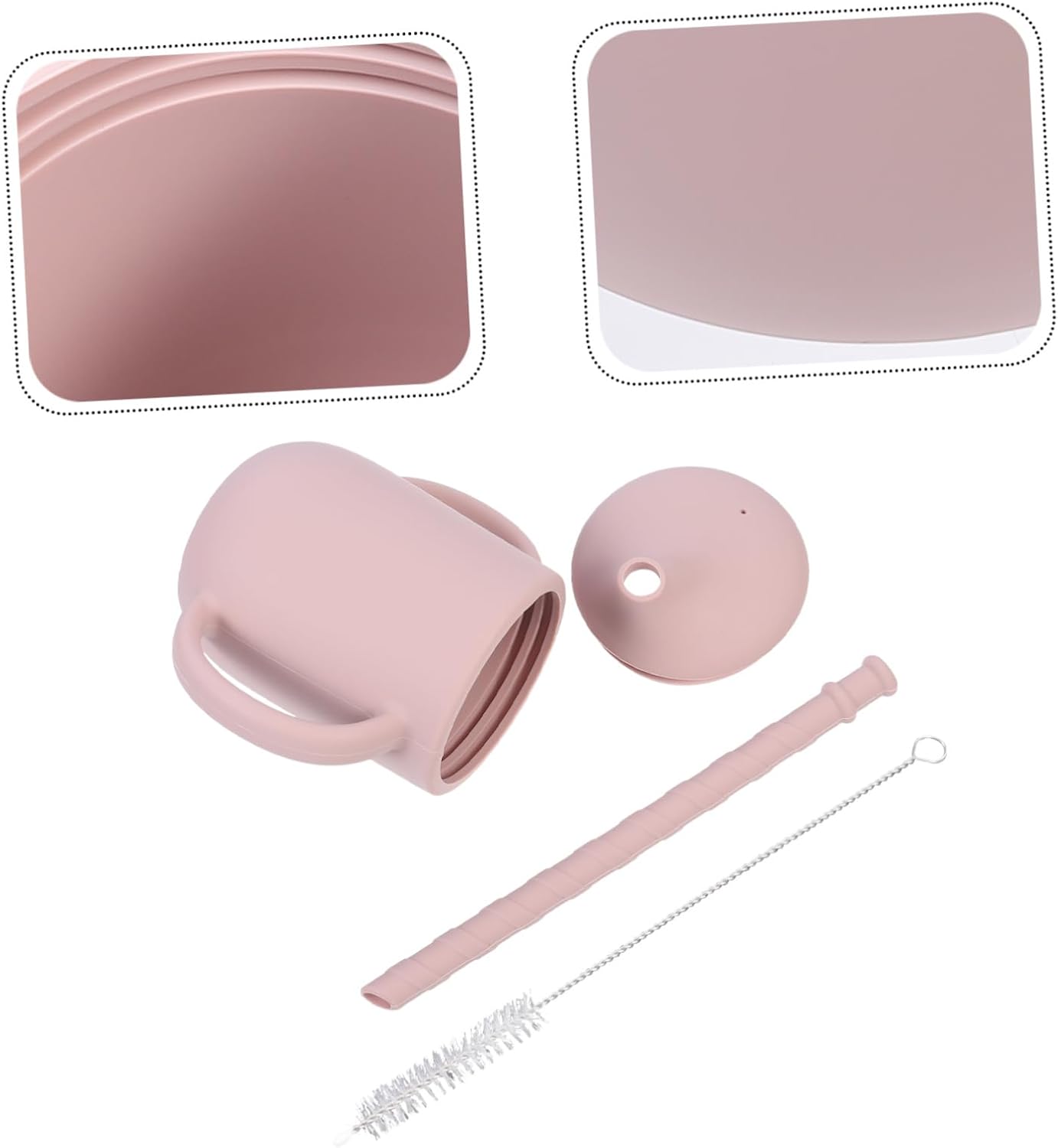 Soft Silicone Sippy Cup for Baby - Spill Proof Training Cup