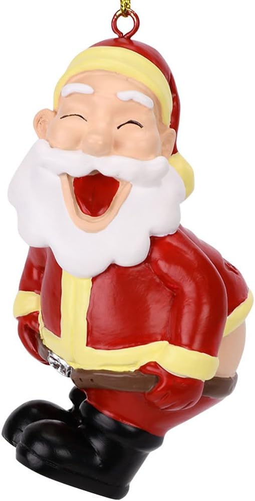 Quirky Santa Christmas Tree Ornament