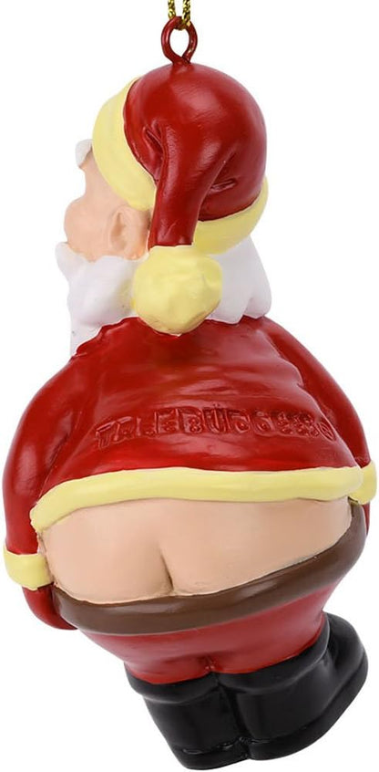 Quirky Santa Christmas Tree Ornament