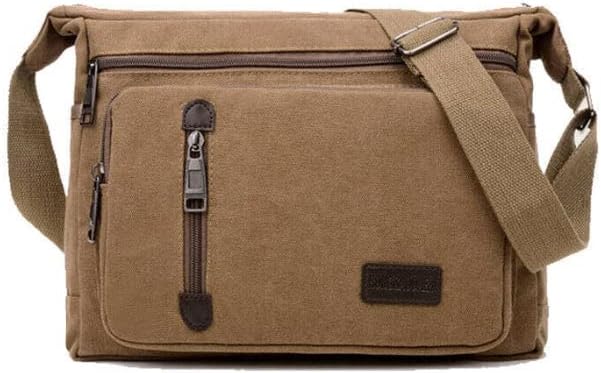 Vintage Style Canvas Crossbody Messenger Bag