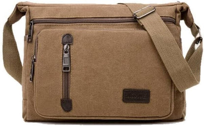 Vintage Style Canvas Crossbody Messenger Bag