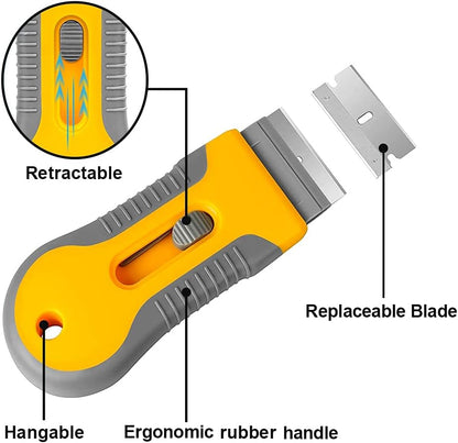 Fesara Hob Scraper - Heavy Duty Razor Blade Cleaner Kit