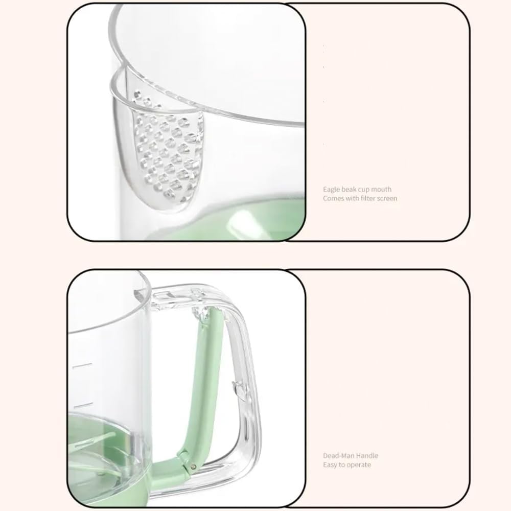 Practical Measuring Cup with Built-In Strainer