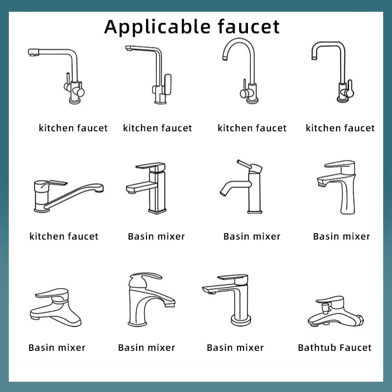 Adjustable Faucet Spray Nozzle Extender