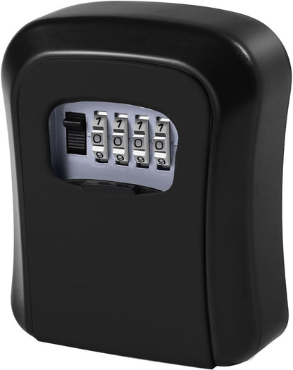 Secure Wall Mount Key Box with 4 Digit Code Lock - Fesara