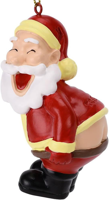 Quirky Santa Christmas Tree Ornament