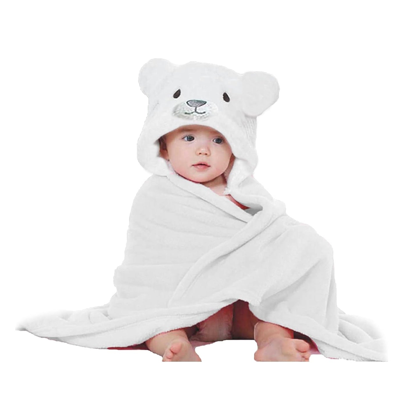 Plush Baby Hooded Bath Towel – Gentle and Absorbent - Fesara