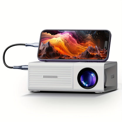 Portable HD Mini Projector for Home and Outdoor Use - Fesara