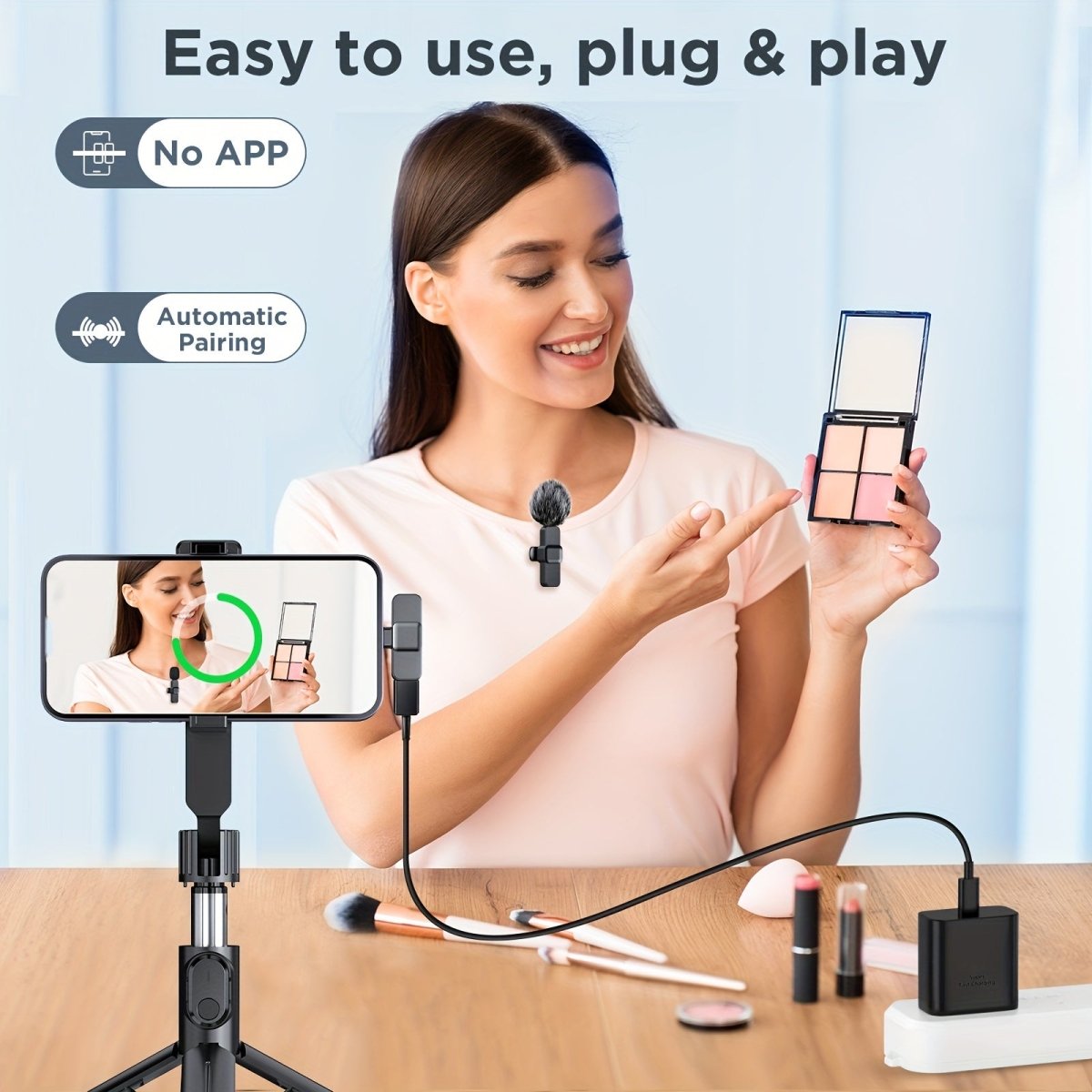 Compact Clip On Mobile Microphone