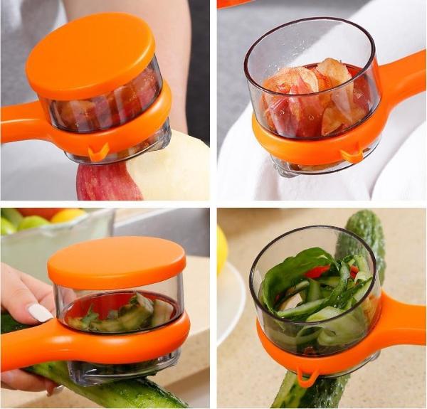 Sharp Double Sided Peeling Knife Set With Case