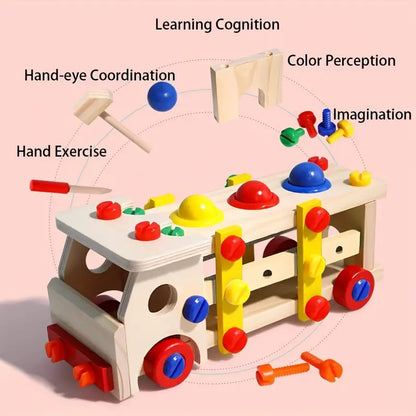 Fun Kids Building Truck Toy Set