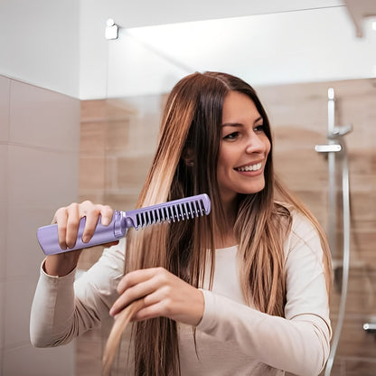 Glatzza Mini Hair Brush for Frizz Free Styling