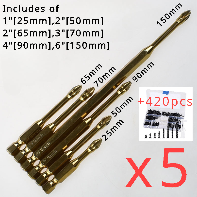 Strong Magnetic Screwdriver Bit Set