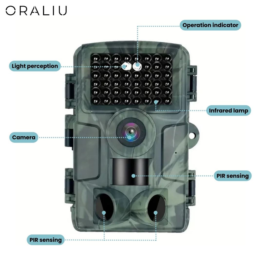 High Definition Outdoor Wildlife Cam - 60MP Wi-Fi Control