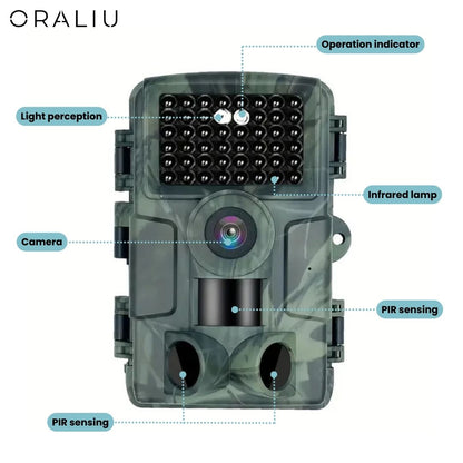 High Definition Outdoor Wildlife Cam - 60MP Wi-Fi Control