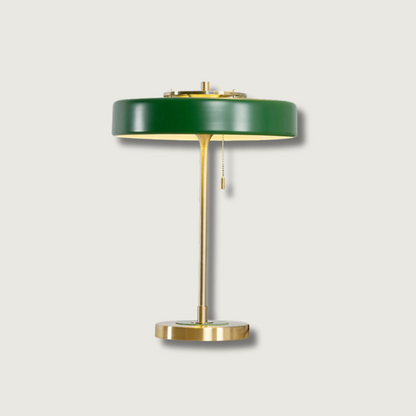 Classic Metal and Glass Desk Lamp - Fesara