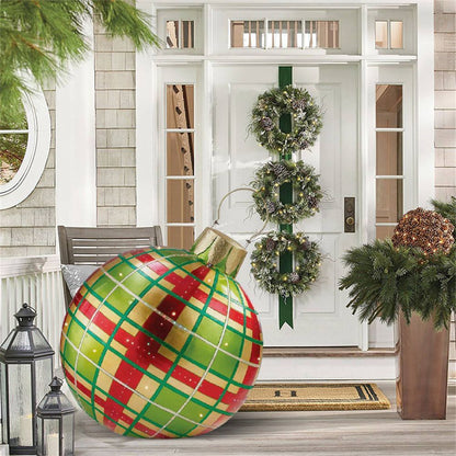 Festive Outdoor Christmas Inflatable Ball Decoration