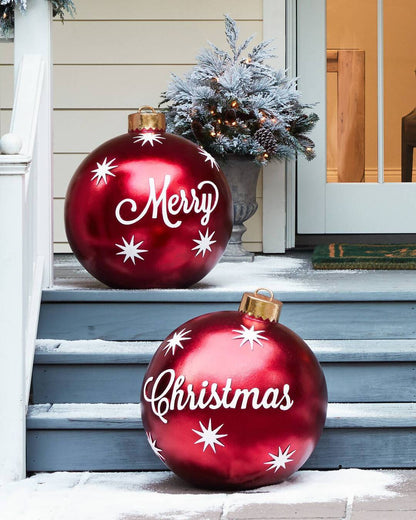 Festive Outdoor Christmas Inflatable Ball Decoration