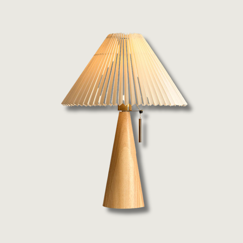 Classic Wooden Desk Table Lamp - Fesara