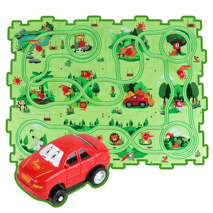 Fun Track Building Block Set