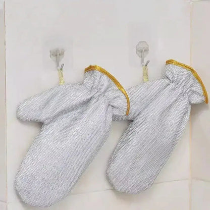 Durable Grip Cleaning Gloves - 2 Pack