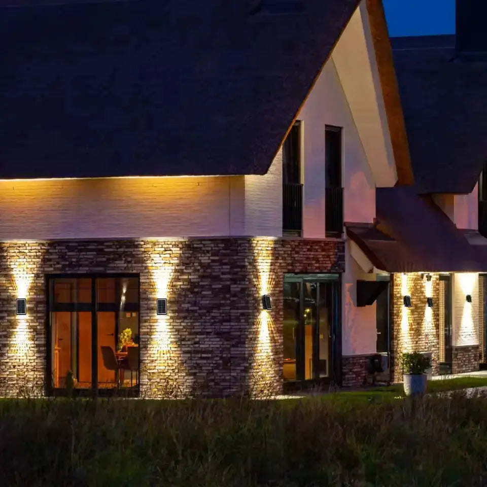 Colorful Outdoor LED Wall Light Display