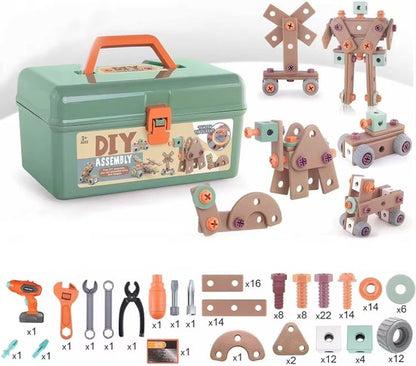 Fesara Kids Tool Kit For Creative Building Fun