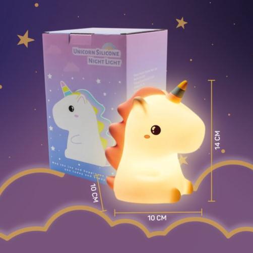 Colourful Kids Night Lamp – Rechargeable USB Bedside Light