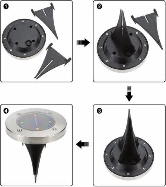 Outdoor Solar Powered LED Garden Lights Premium