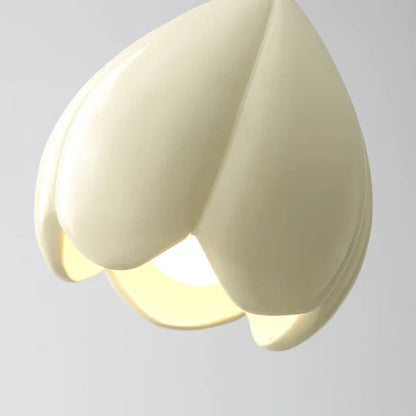 Soft White Floral Pendant Light