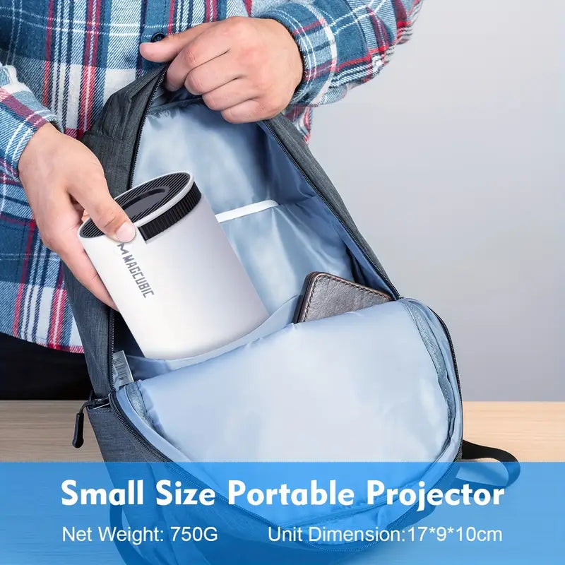 Portable 4K Mini Home Theater Projector with WiFi