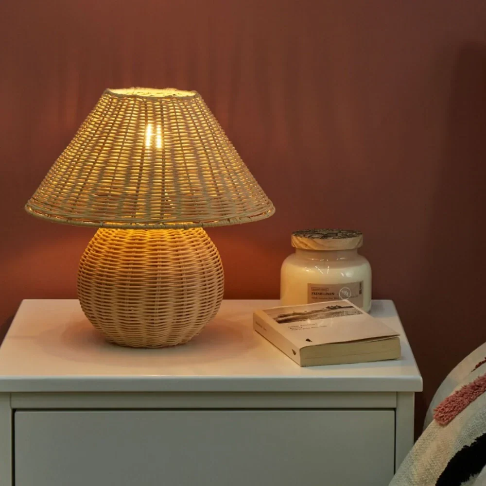 Woven Fabric Desk Lamp