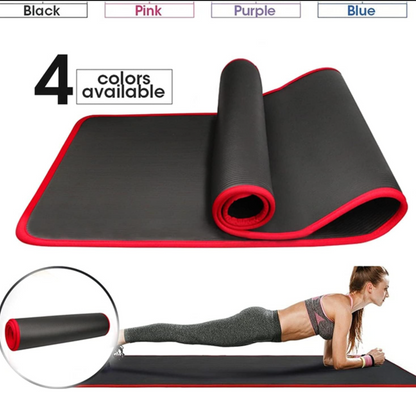 Premium Thick Grip Yoga Mat for Balance and Support