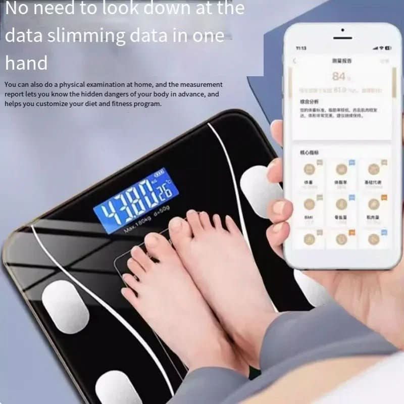 Smart Digital Body Fat Scale with Bluetooth App