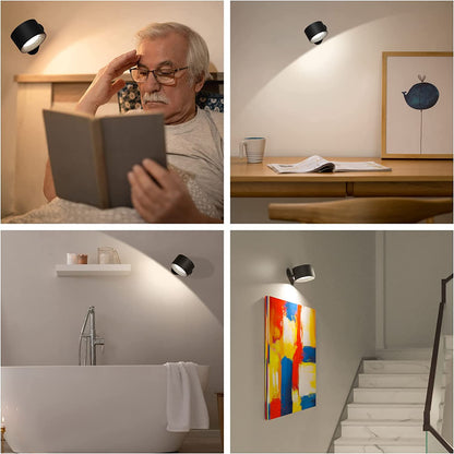 Round Wireless Rechargeable Wall Lamp