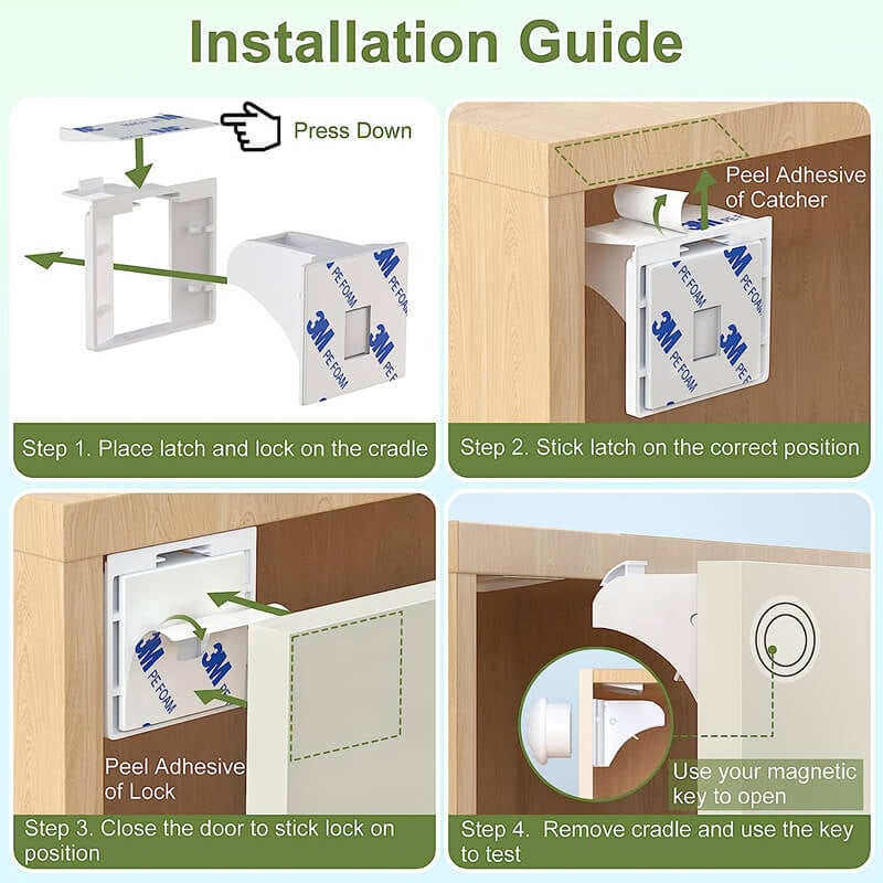 Fesara | Baby Proof Magnetic Cabinet Locks