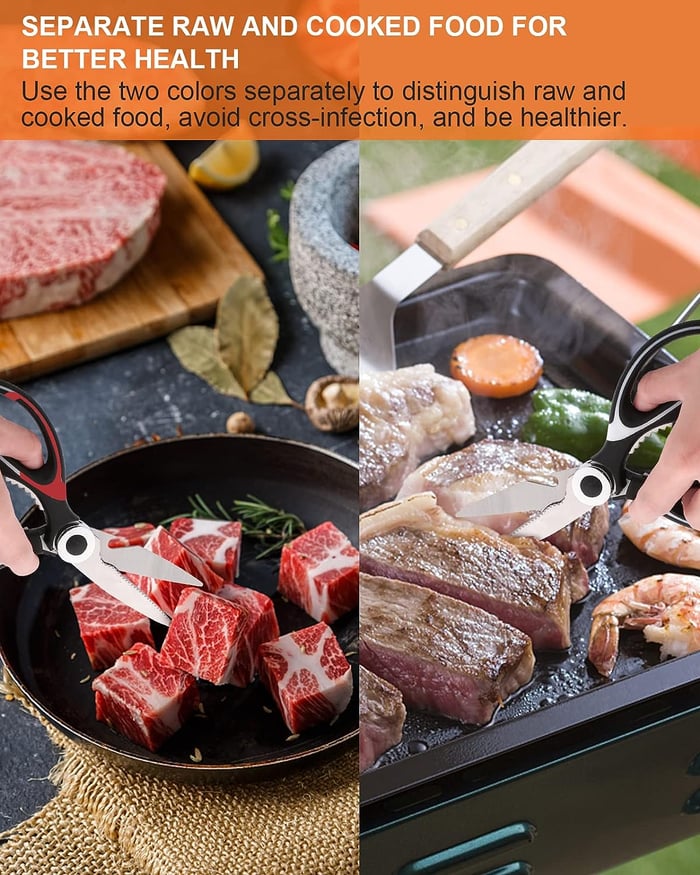 Premium Kitchen Shears for Cooking and Prep