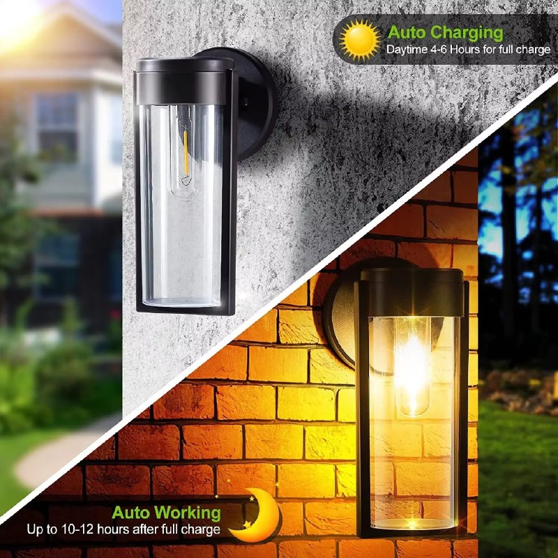 Eco Friendly Outdoor Solar Wall Lamp