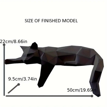 Stylish Feline Home Decor Figurine