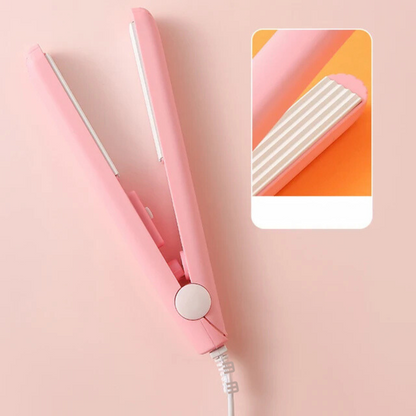 Compact Hair Curler & Straightener