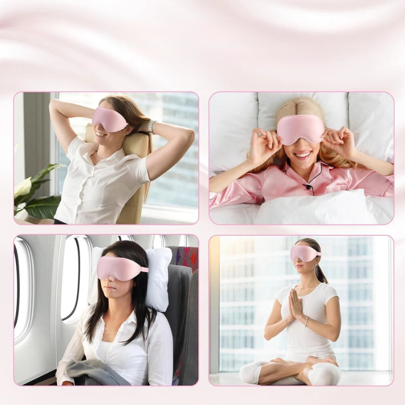 Soft Sleep Mask for Complete Darkness and Rest