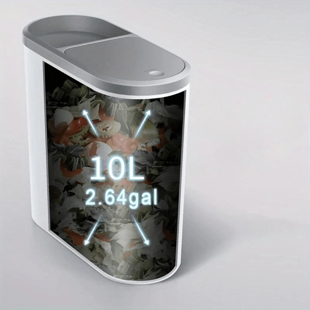 Big 10L Bathroom Trash Can Compact Design