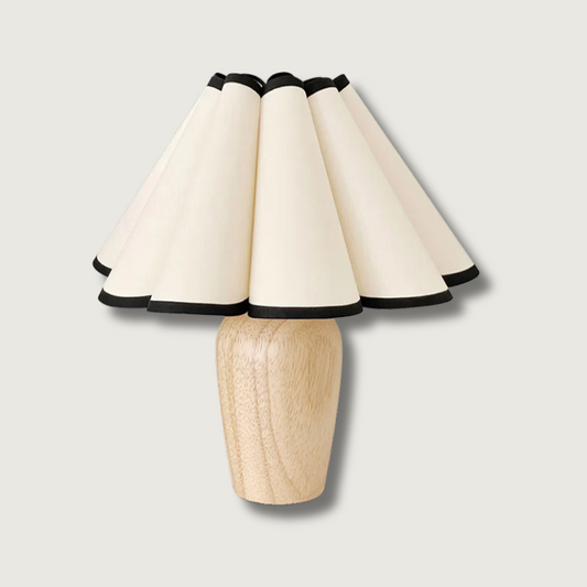 Classic Textured Woven Table Lamp - Fesara