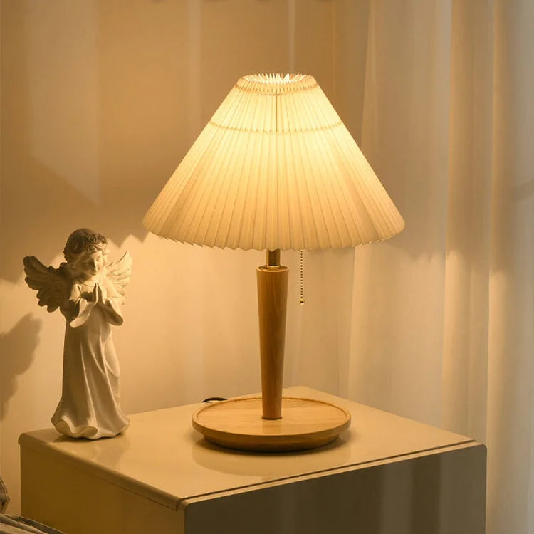 Classic Wooden Shade Table Lamp
