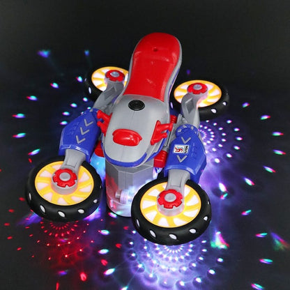Cool LED Electric Motorcycle with Music and Spin