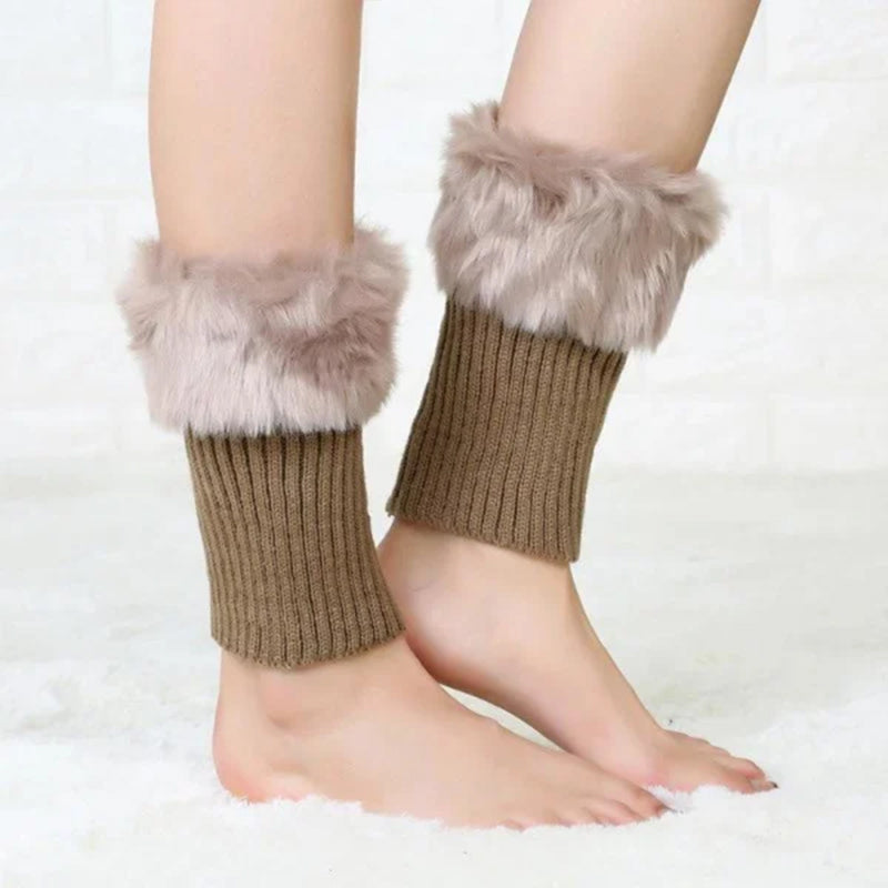 Cozy Fesara FurryLegs - Soft and Stylish Winter Leg Warmers
