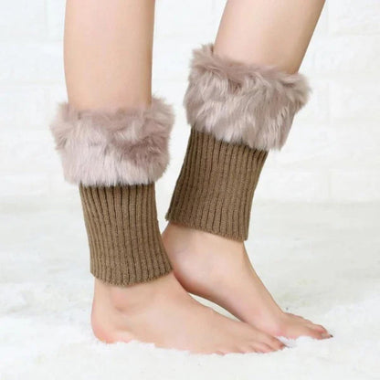 Cozy Fesara FurryLegs - Soft and Stylish Winter Leg Warmers
