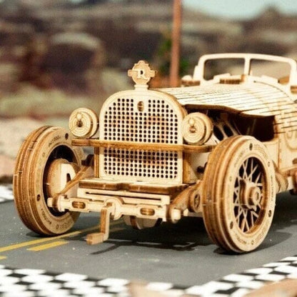 Classic Handcrafted Wooden 3D Puzzle Set