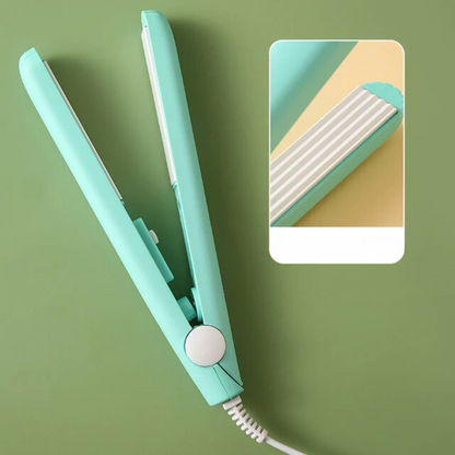 Compact Hair Curler & Straightener